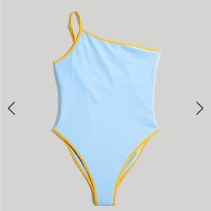NWT Madewell x OOKIOH Newport color block swimsuit